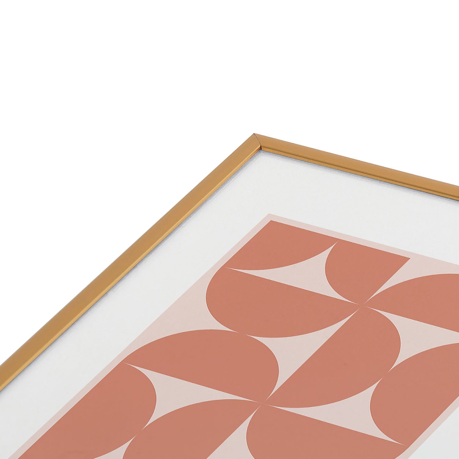 Colour Poems Bold Minimalism CXXI Metal Framed Art Print