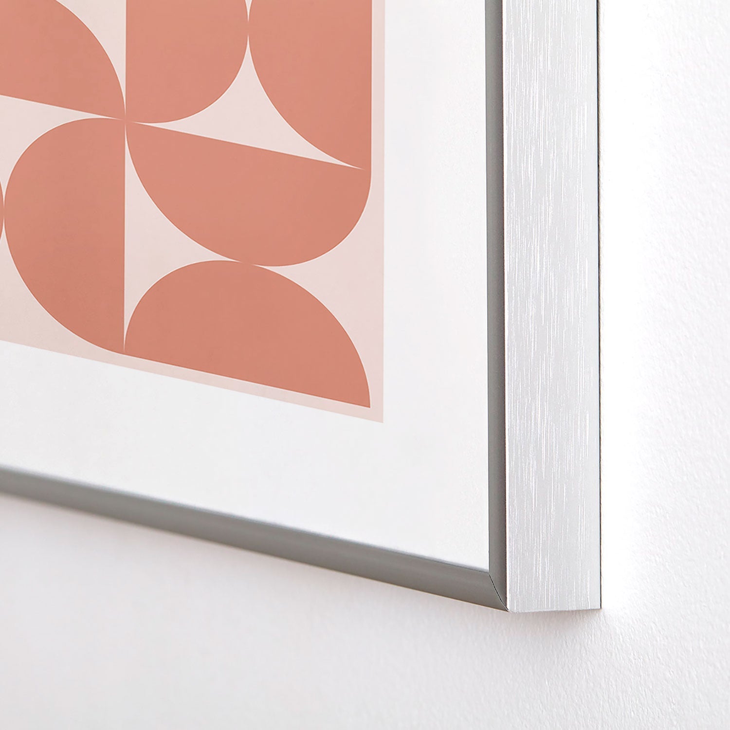 Colour Poems Bold Minimalism CXXI Metal Framed Art Print
