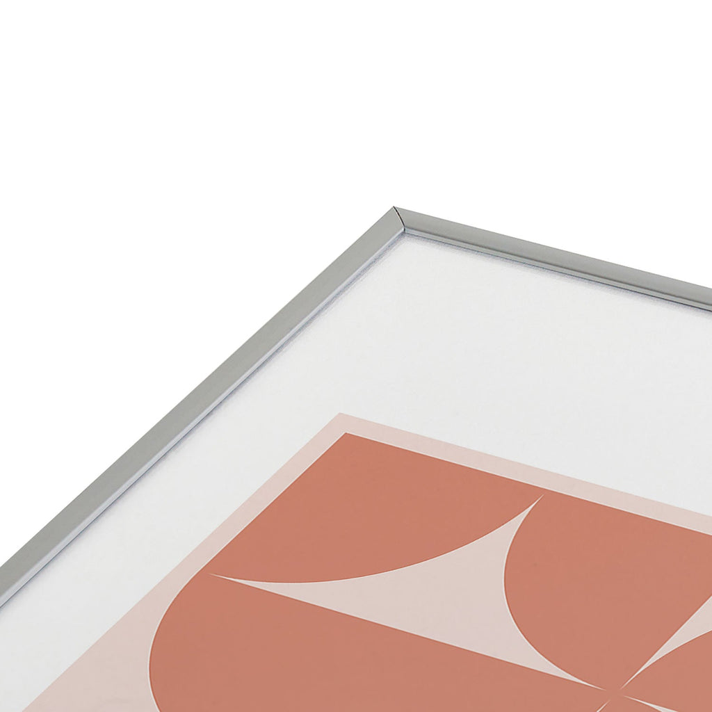 Colour Poems Bold Minimalism CXXI Metal Framed Art Print