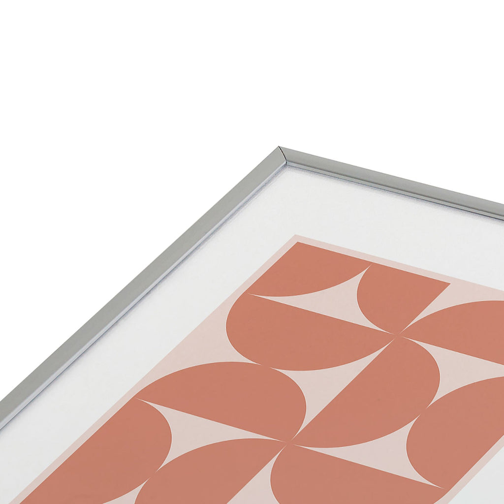 Colour Poems Bold Minimalism CXXI Metal Framed Art Print