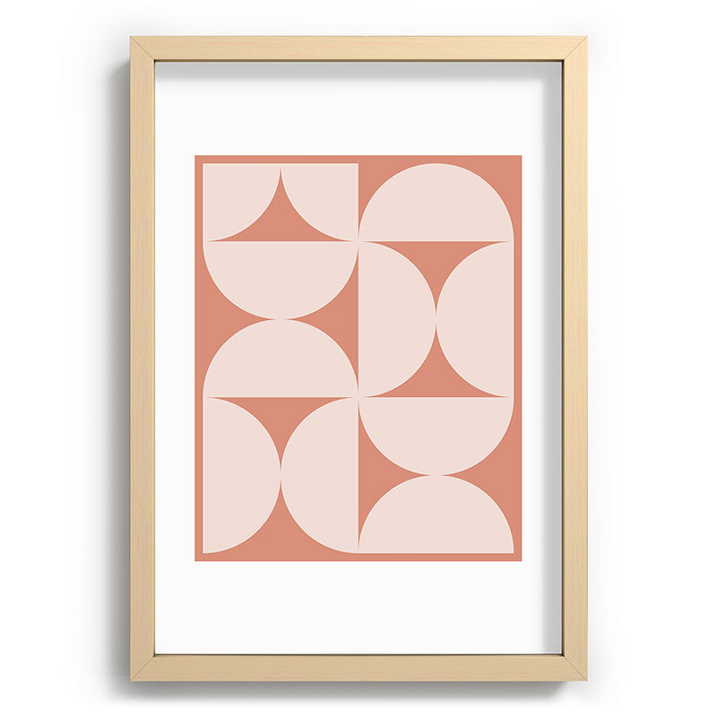 Colour Poems Bold Minimalism CXXII Recessed Framing Rectangle