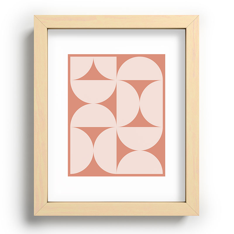 Colour Poems Bold Minimalism CXXII Recessed Framing Rectangle