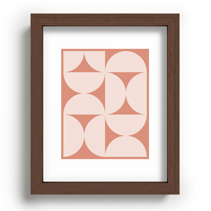 Colour Poems Bold Minimalism CXXII Recessed Framing Rectangle
