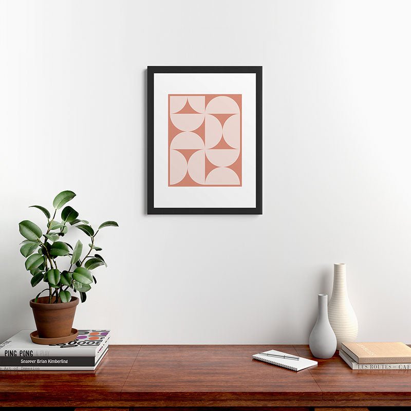 Colour Poems Bold Minimalism CXXII Framed Art Print
