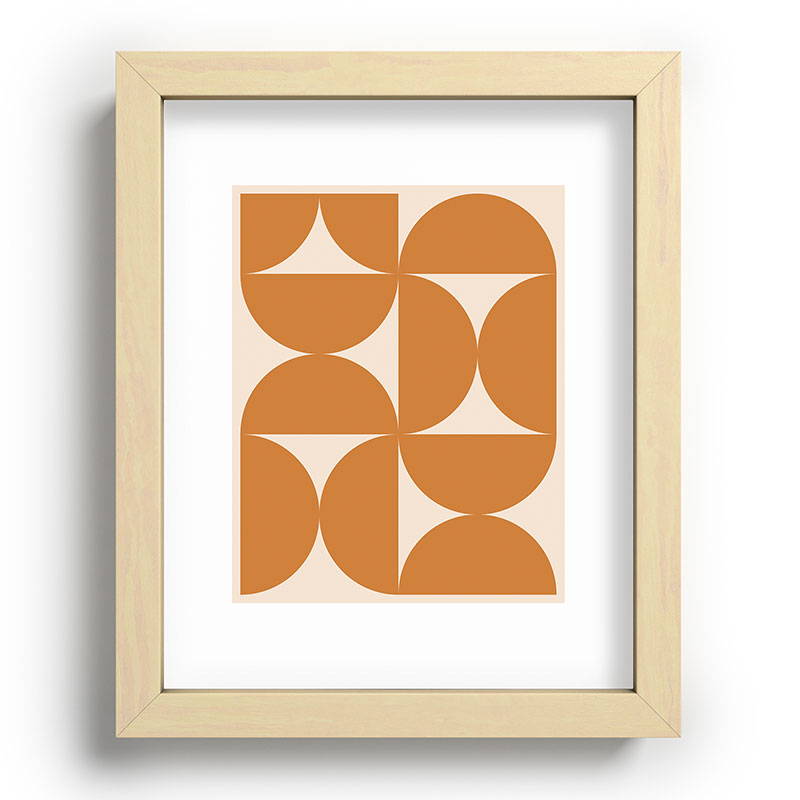 Colour Poems Bold Minimalism LXXIV Recessed Framing Rectangle