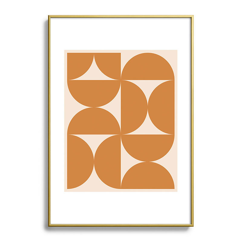 Colour Poems Bold Minimalism LXXIV Metal Framed Art Print