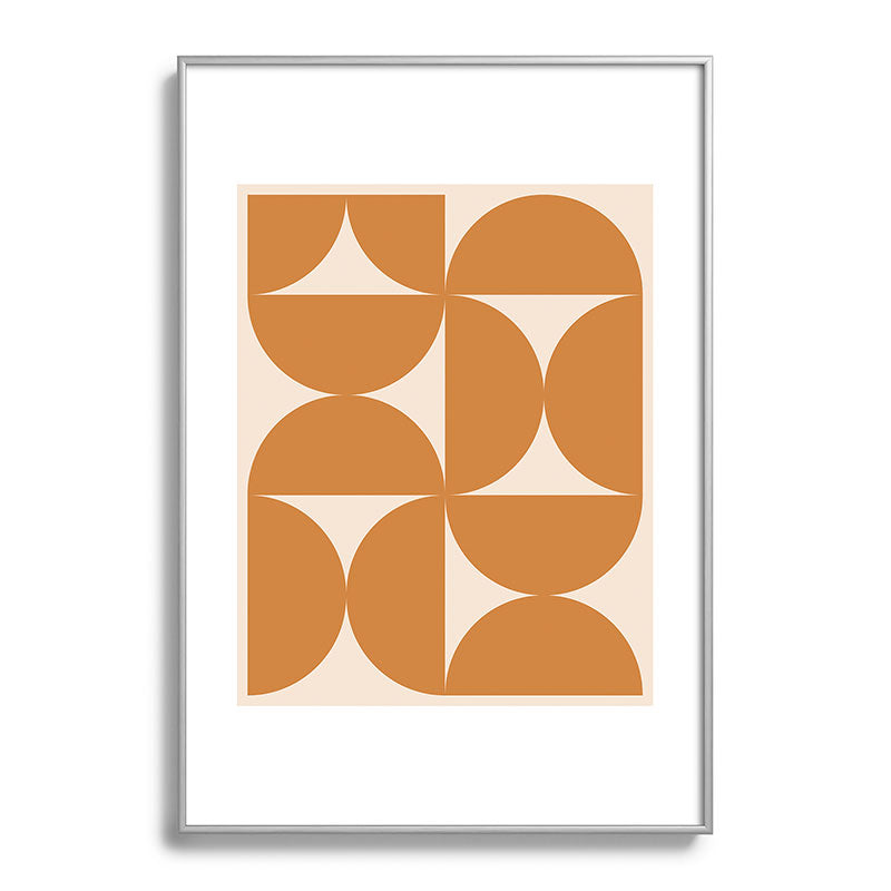 Colour Poems Bold Minimalism LXXIV Metal Framed Art Print
