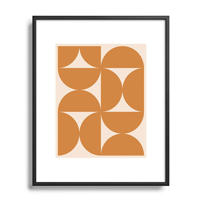 Colour Poems Bold Minimalism LXXIV Metal Framed Art Print