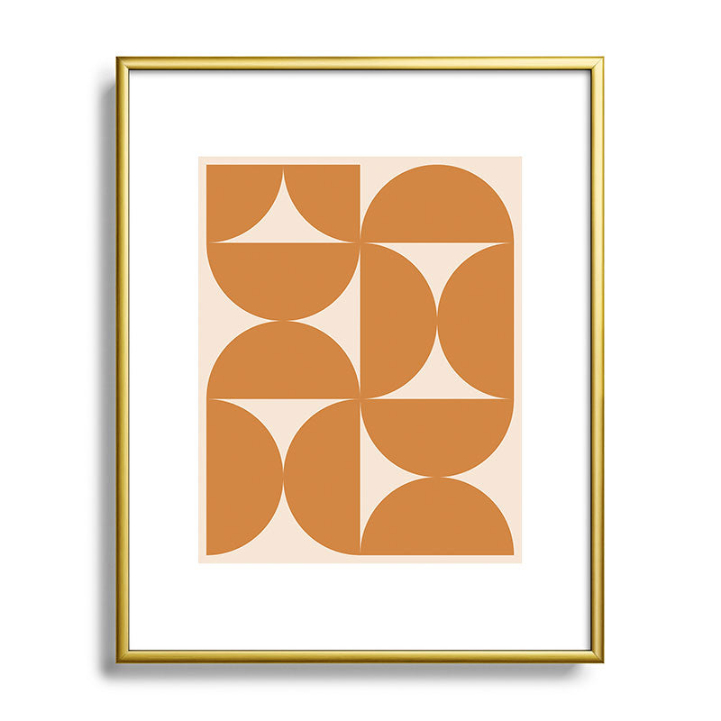 Colour Poems Bold Minimalism LXXIV Metal Framed Art Print