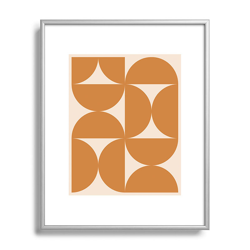 Colour Poems Bold Minimalism LXXIV Metal Framed Art Print