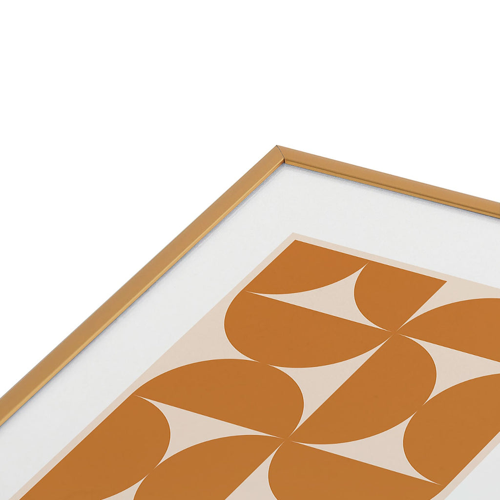 Colour Poems Bold Minimalism LXXIV Metal Framed Art Print