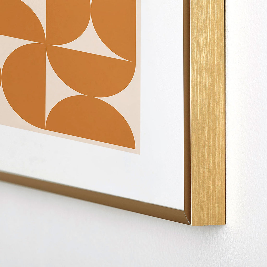 Colour Poems Bold Minimalism LXXIV Metal Framed Art Print