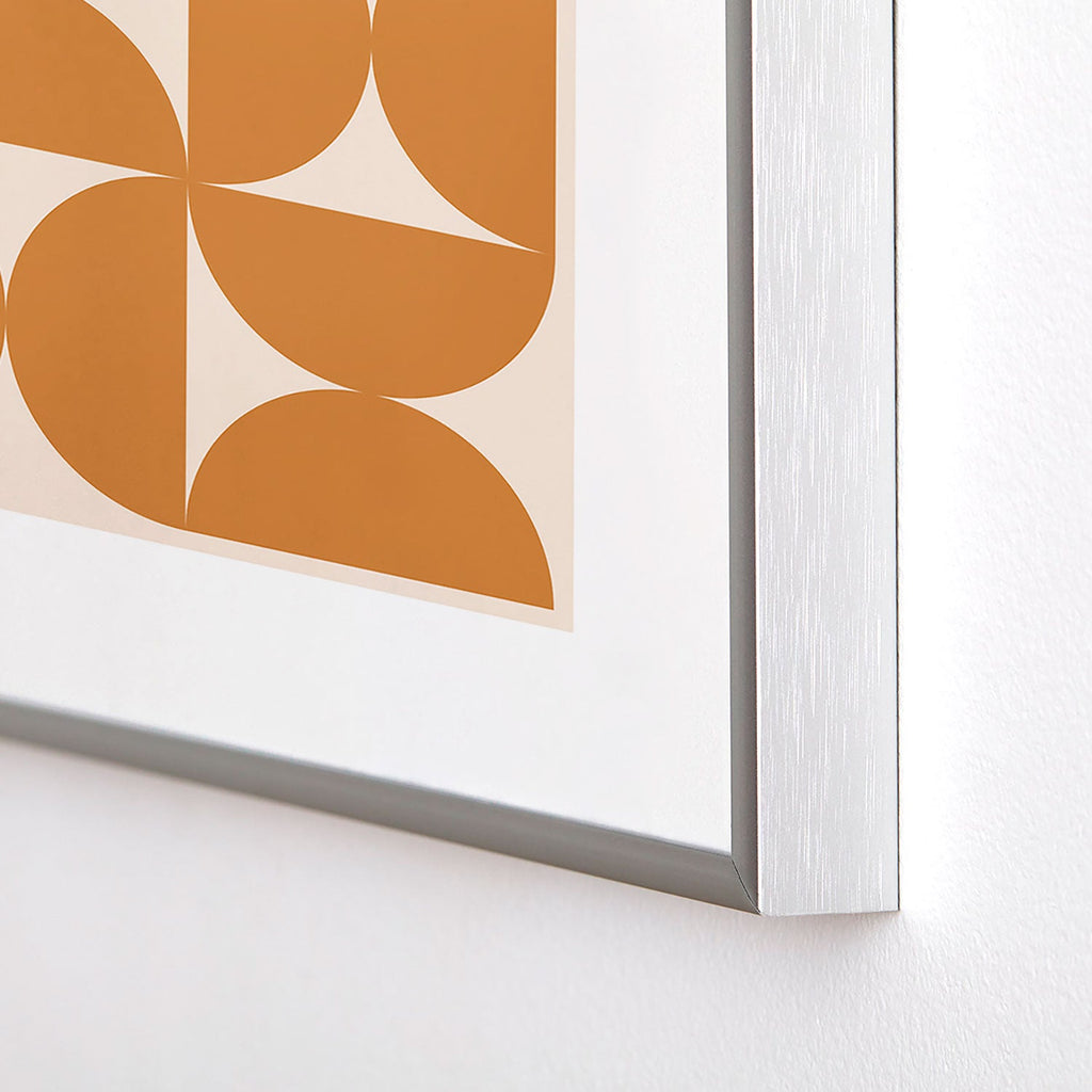 Colour Poems Bold Minimalism LXXIV Metal Framed Art Print