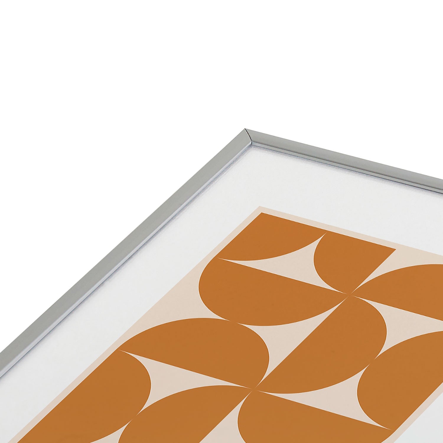 Colour Poems Bold Minimalism LXXIV Metal Framed Art Print