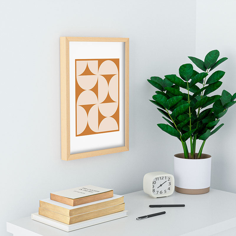 Colour Poems Bold Minimalism LXXV Recessed Framing Rectangle