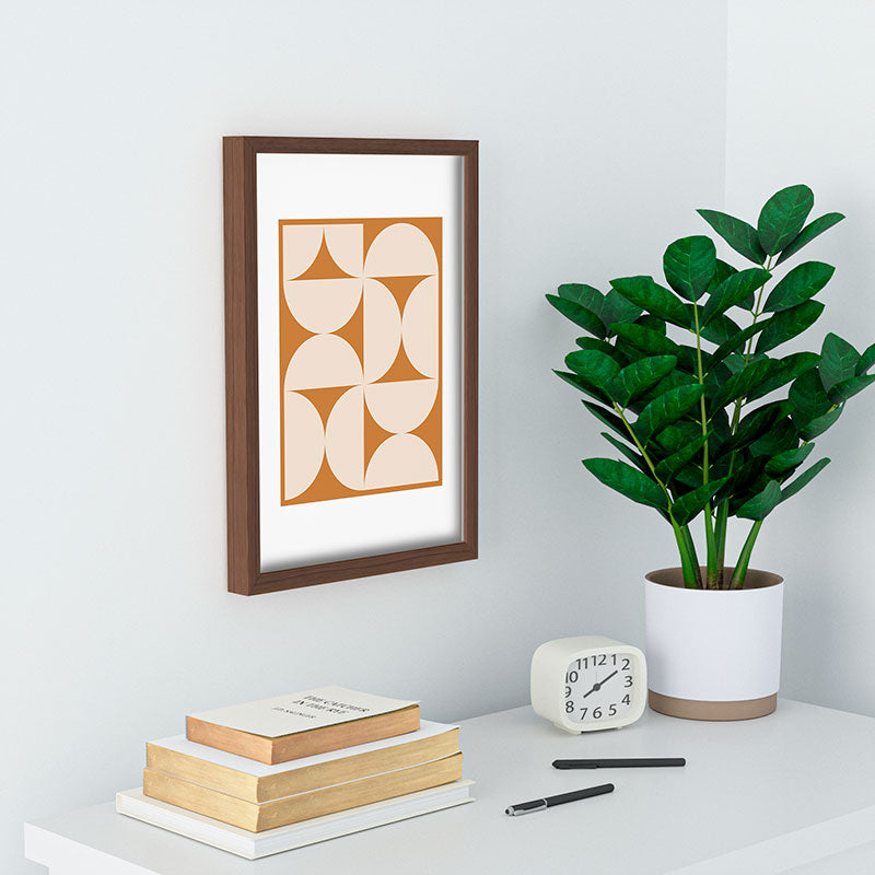 Colour Poems Bold Minimalism LXXV Recessed Framing Rectangle