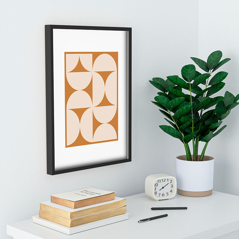 Colour Poems Bold Minimalism LXXV Recessed Framing Rectangle