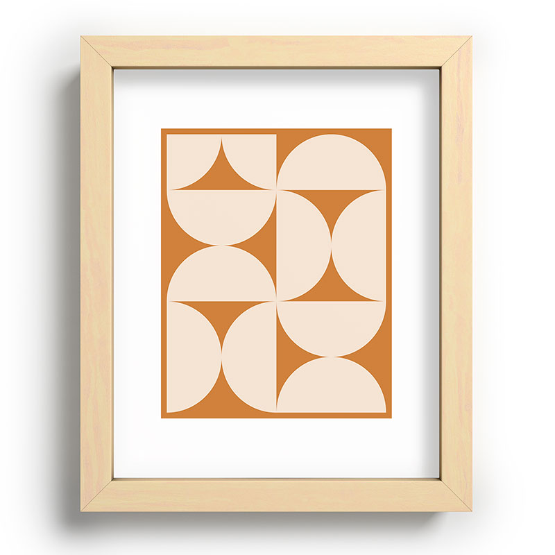 Colour Poems Bold Minimalism LXXV Recessed Framing Rectangle