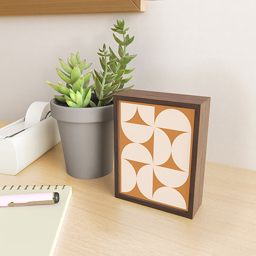 Colour Poems Bold Minimalism LXXV Framed Mini Art Print