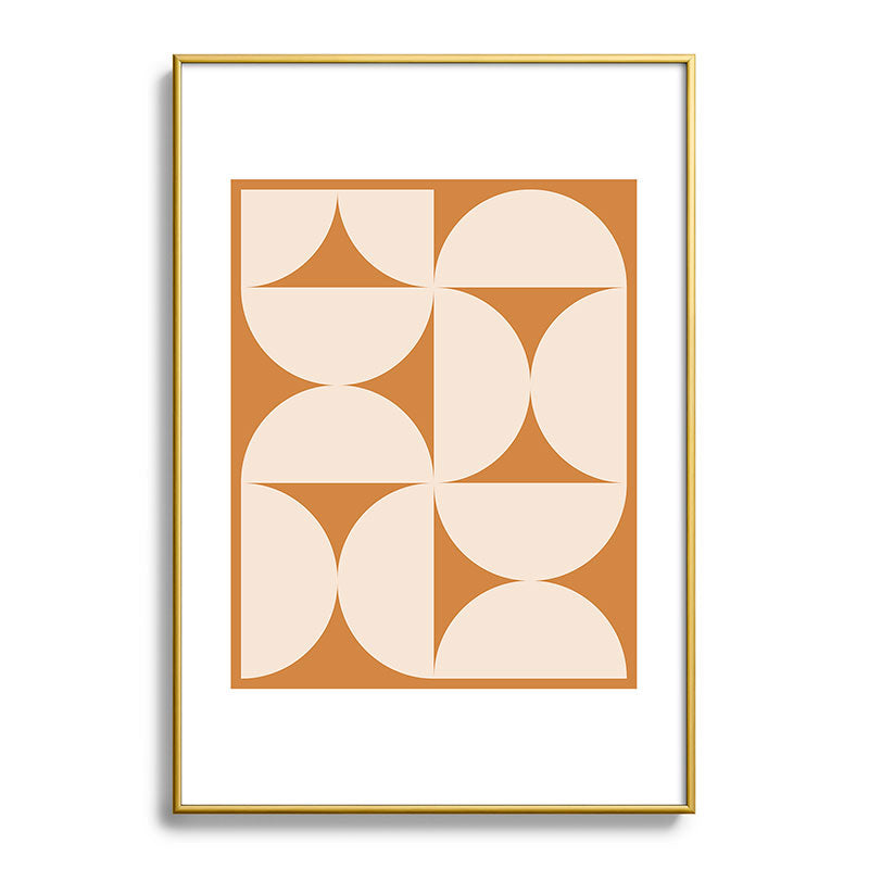 Colour Poems Bold Minimalism LXXV Metal Framed Art Print