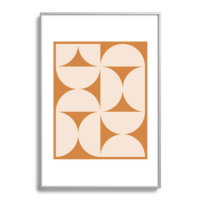 Colour Poems Bold Minimalism LXXV Metal Framed Art Print
