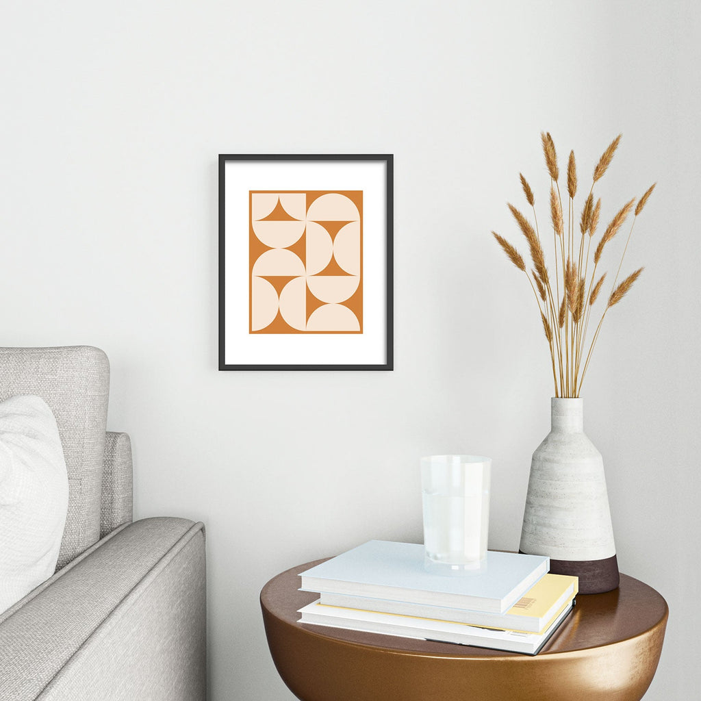 Colour Poems Bold Minimalism LXXV Metal Framed Art Print