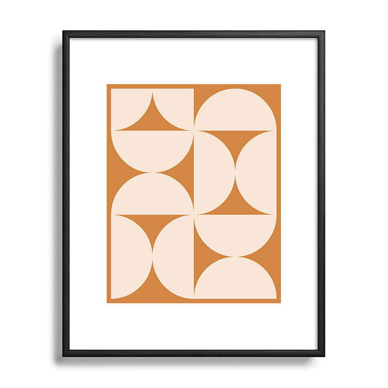 Colour Poems Bold Minimalism LXXV Metal Framed Art Print