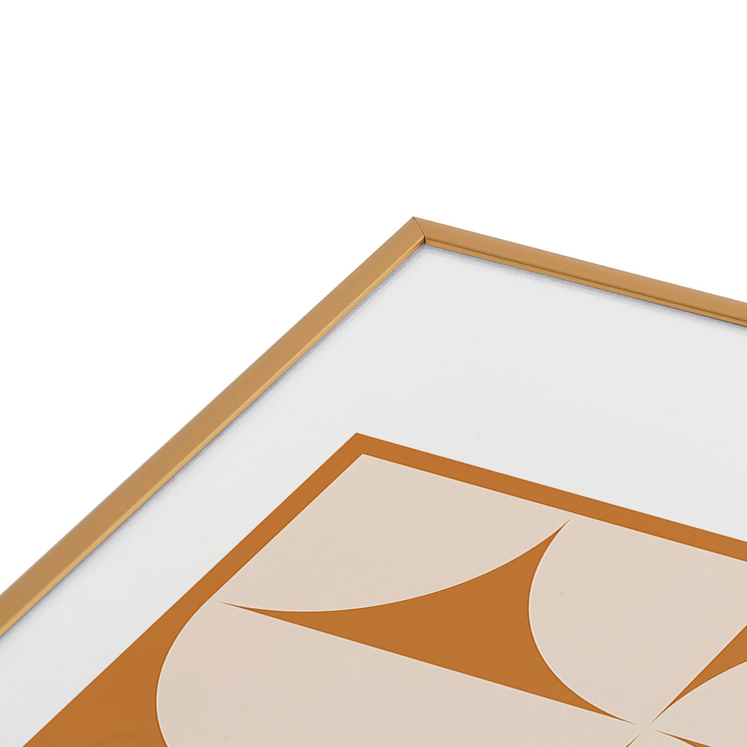 Colour Poems Bold Minimalism LXXV Metal Framed Art Print