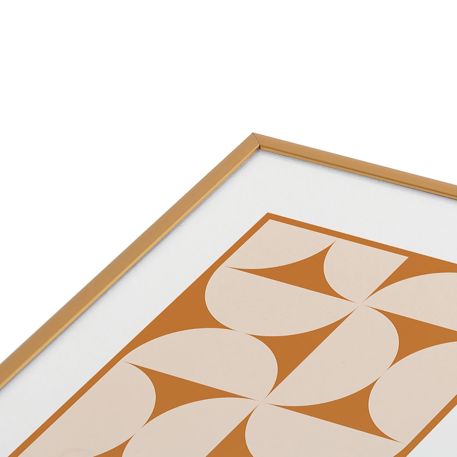Colour Poems Bold Minimalism LXXV Metal Framed Art Print