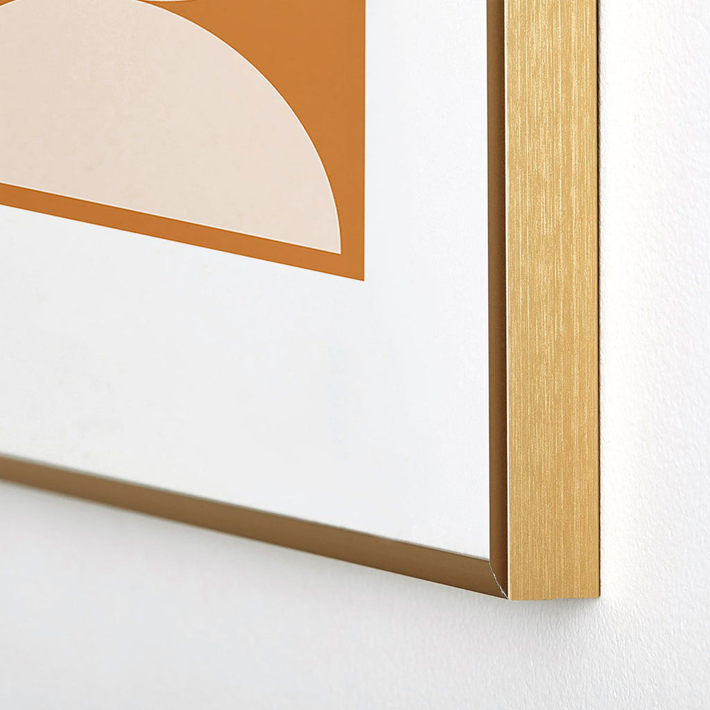 Colour Poems Bold Minimalism LXXV Metal Framed Art Print