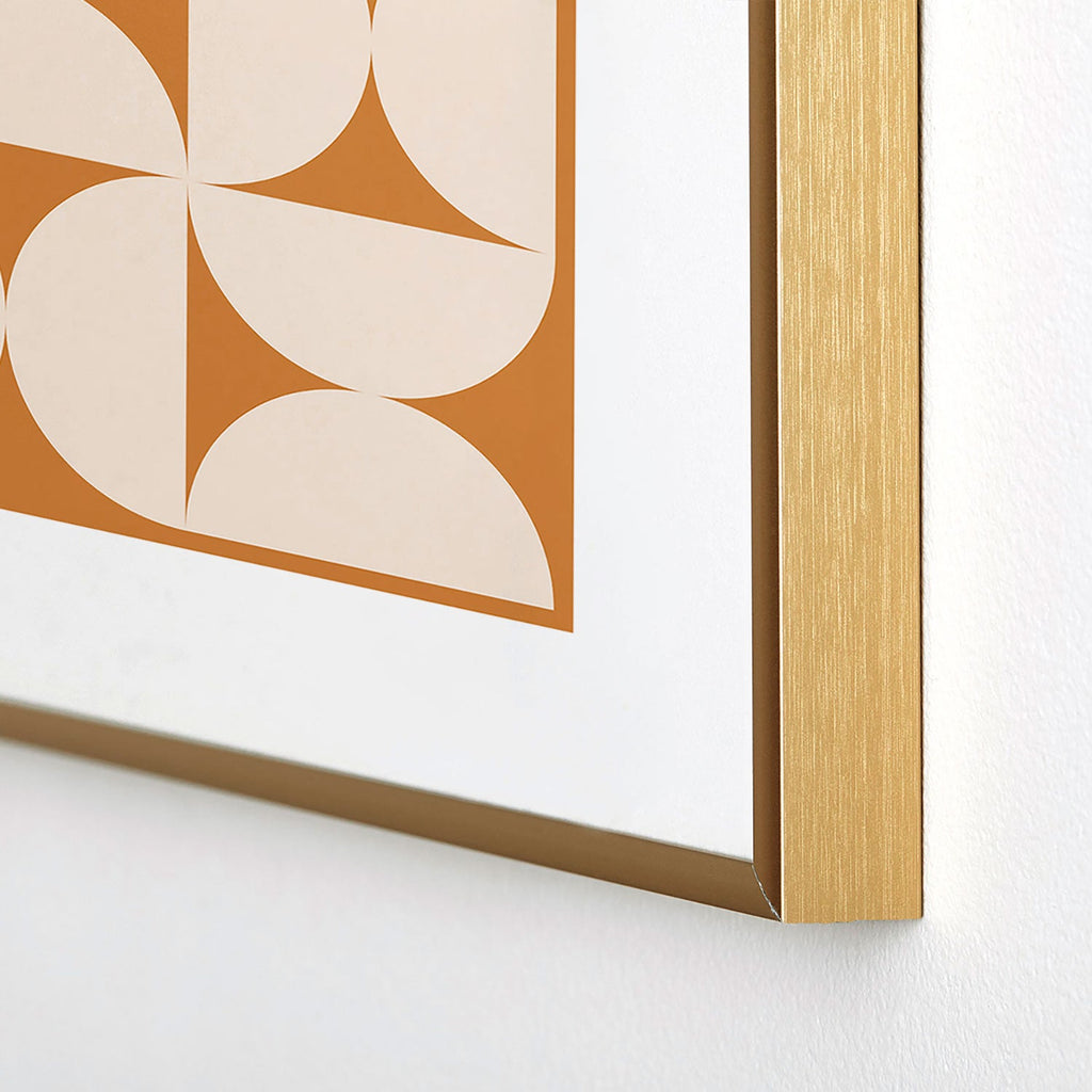 Colour Poems Bold Minimalism LXXV Metal Framed Art Print