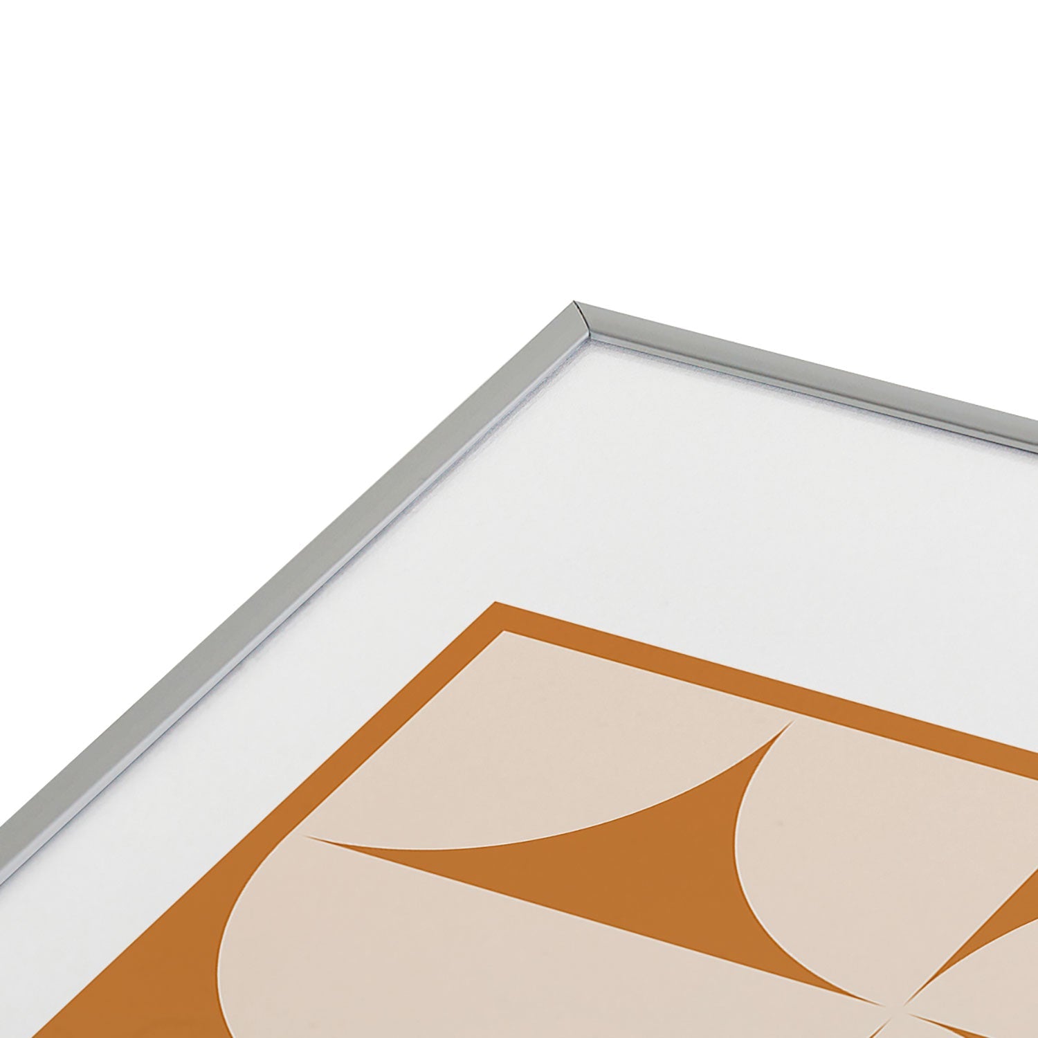 Colour Poems Bold Minimalism LXXV Metal Framed Art Print