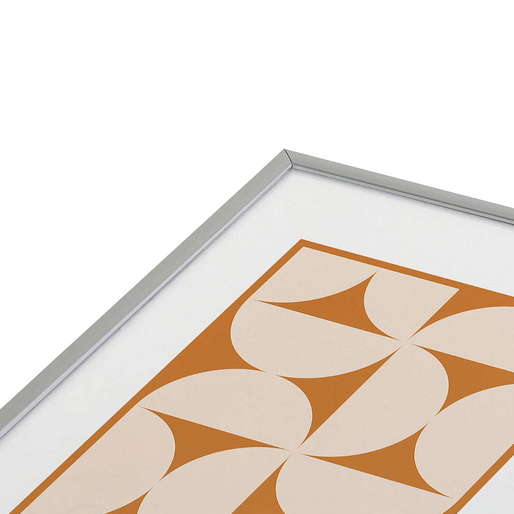 Colour Poems Bold Minimalism LXXV Metal Framed Art Print