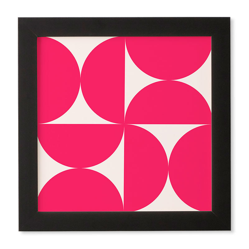 Colour Poems Bold Minimalism Viva Magenta Framed Wall Art