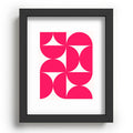 Colour Poems Bold Minimalism Viva Magenta Recessed Framing Rectangle