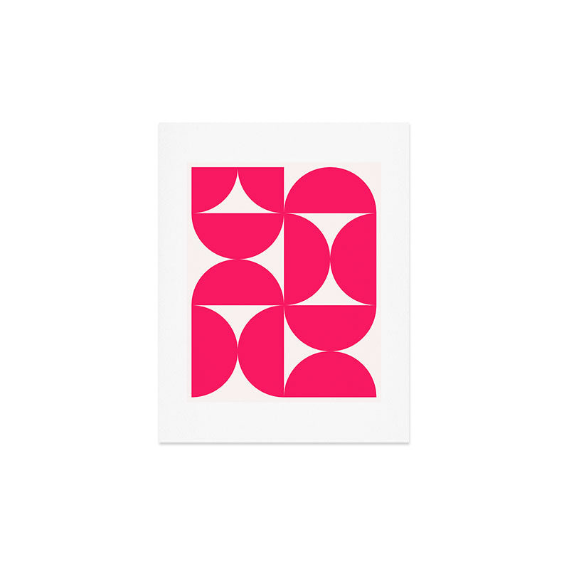 Colour Poems Bold Minimalism Viva Magenta Art Print