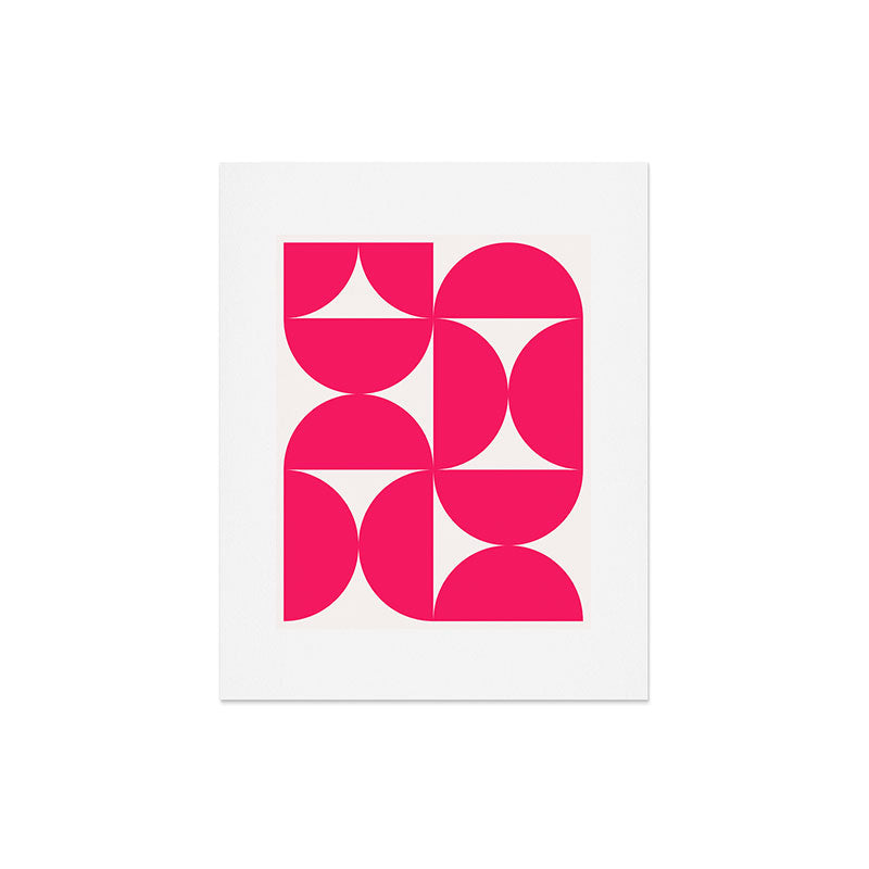 Colour Poems Bold Minimalism Viva Magenta Art Print
