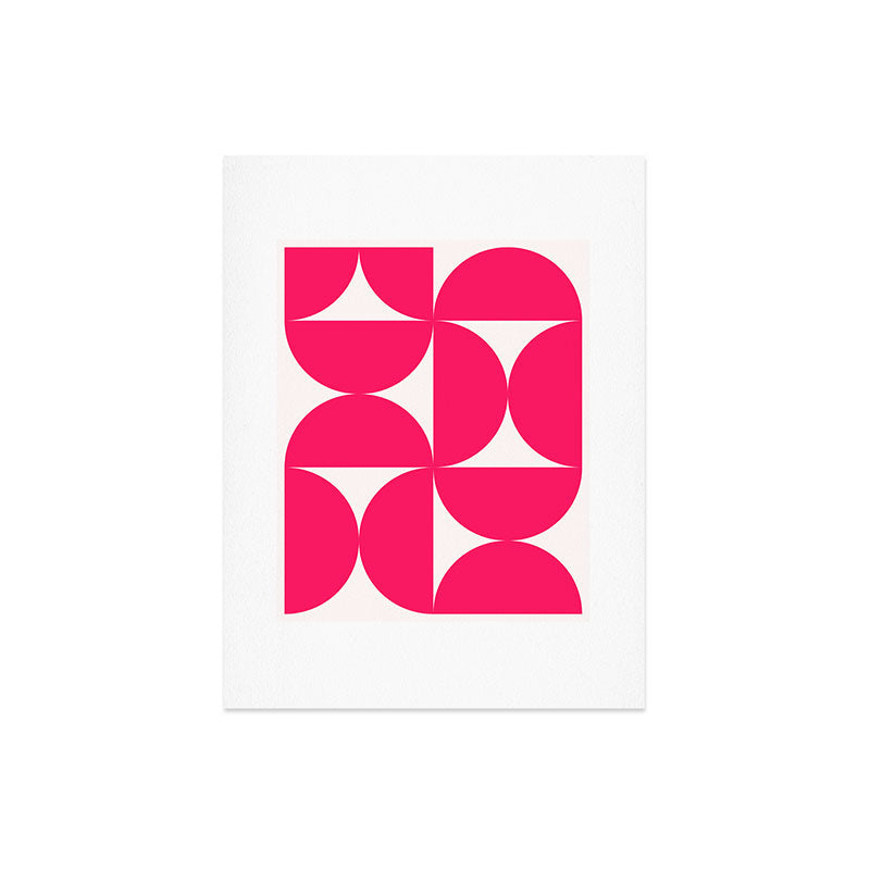 Colour Poems Bold Minimalism Viva Magenta Art Print