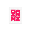 Colour Poems Bold Minimalism Viva Magenta Art Print