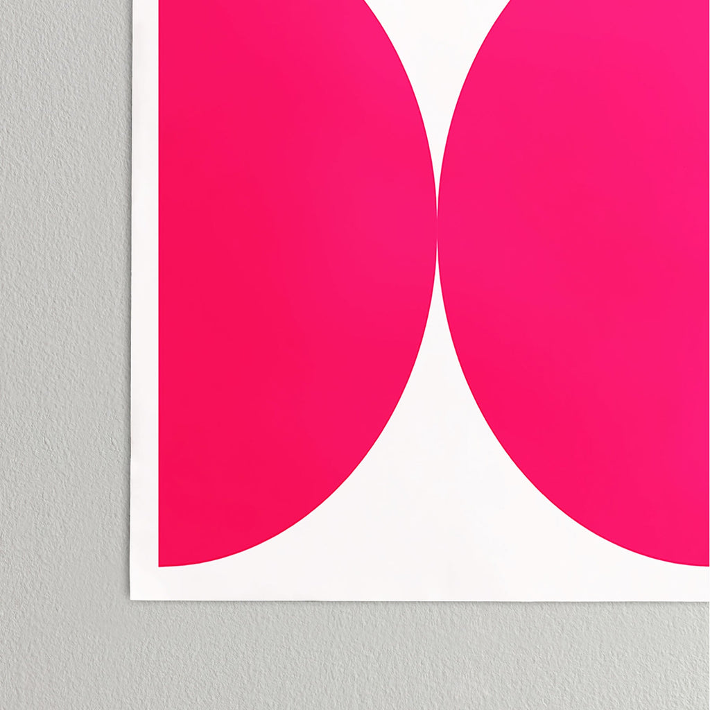 Colour Poems Bold Minimalism Viva Magenta Poster