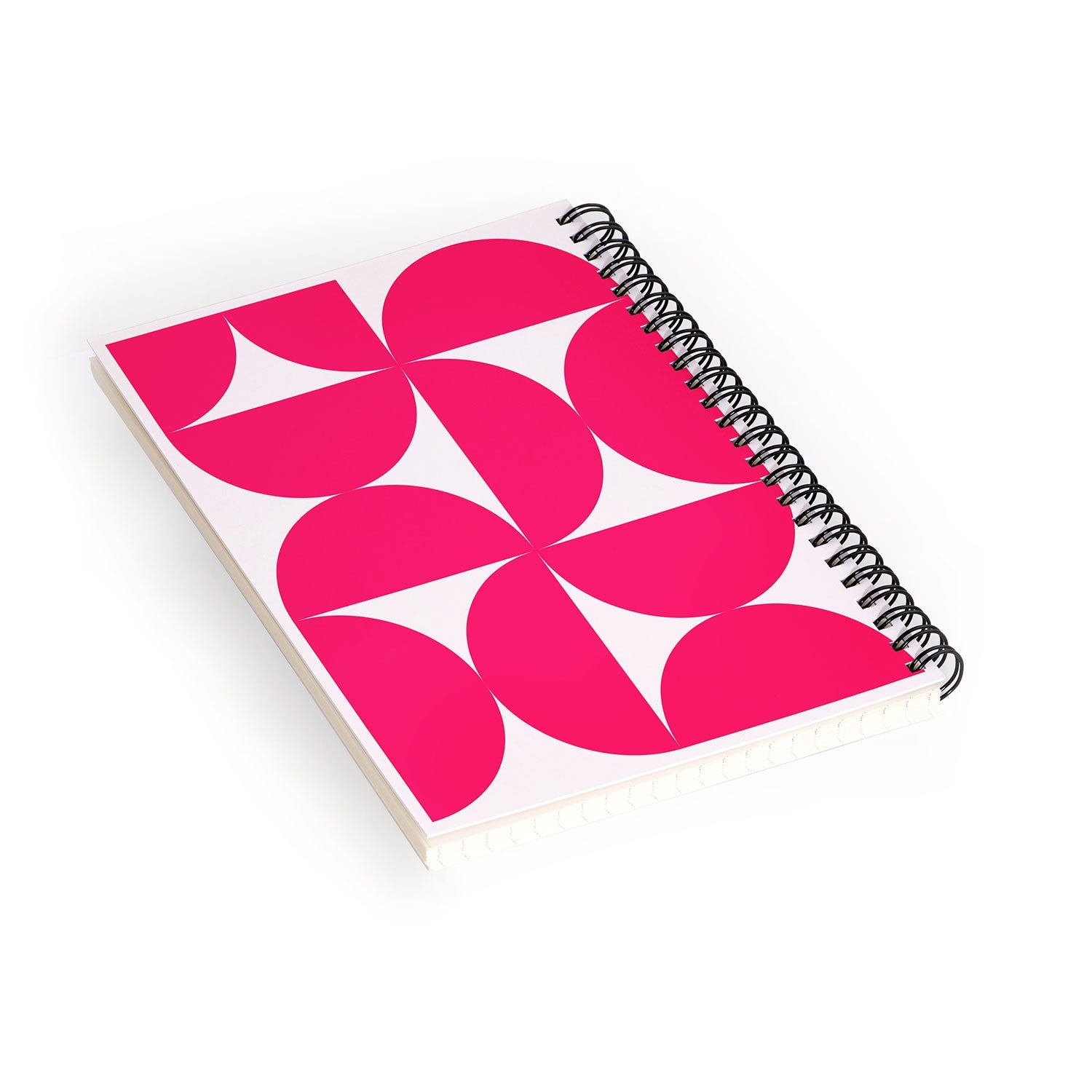 Colour Poems Bold Minimalism Viva Magenta Spiral Notebook