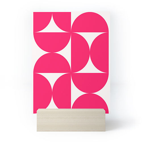 Colour Poems Bold Minimalism Viva Magenta Mini Art Print