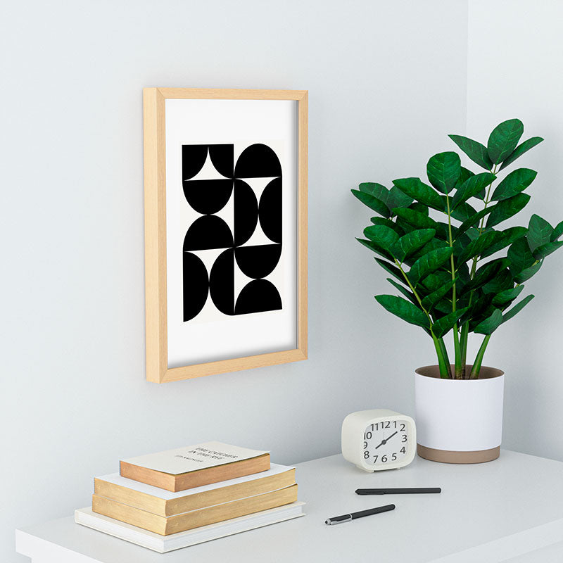 Colour Poems Bold Minimalism XLV Recessed Framing Rectangle