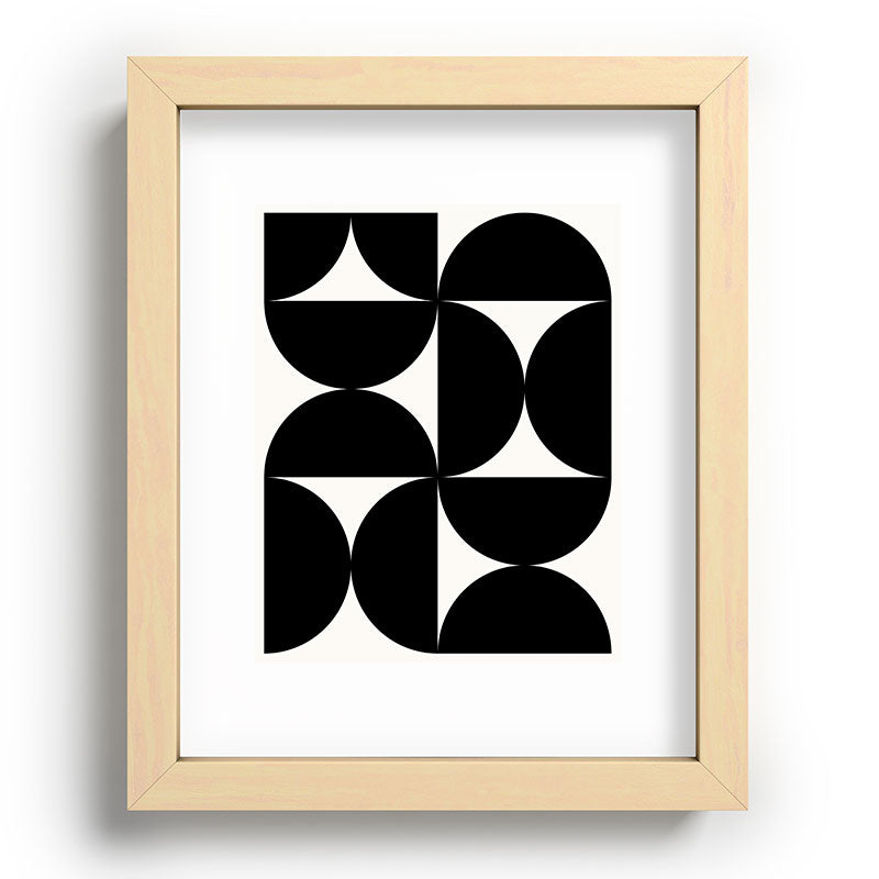 Colour Poems Bold Minimalism XLV Recessed Framing Rectangle