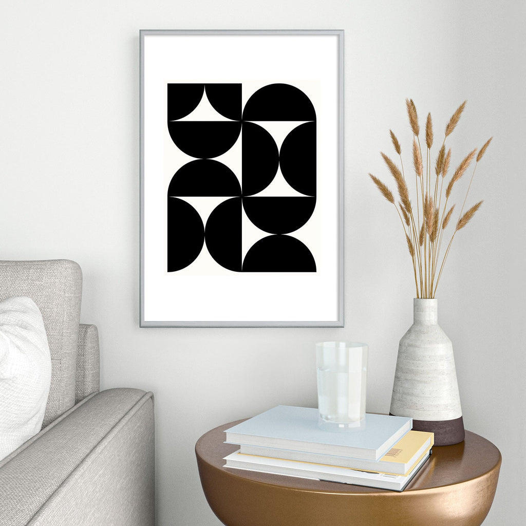Colour Poems Bold Minimalism XLV Metal Framed Art Print