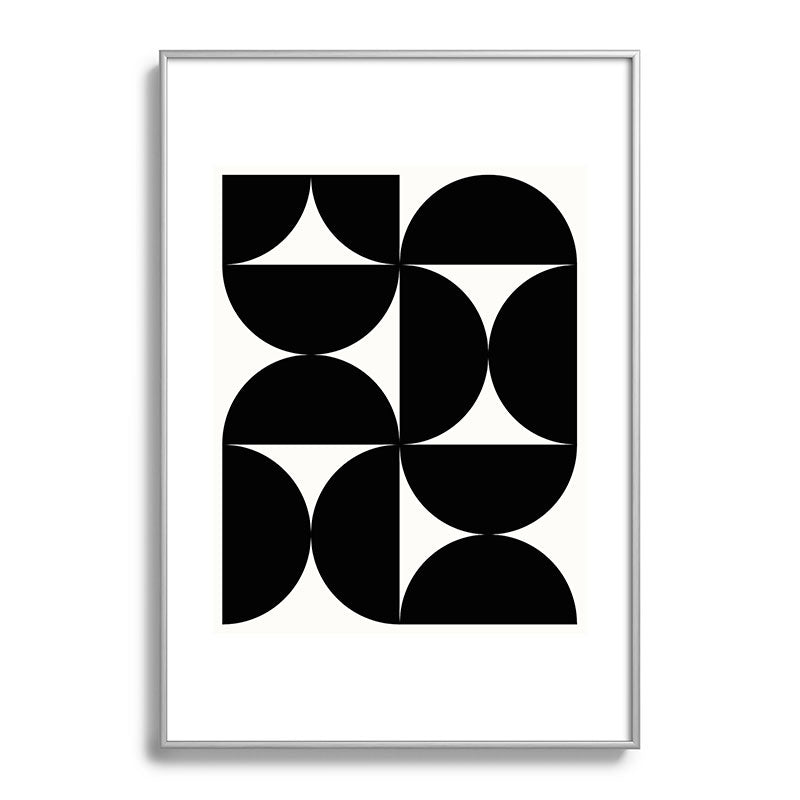 Colour Poems Bold Minimalism XLV Metal Framed Art Print