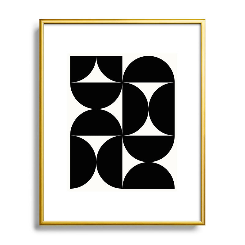 Colour Poems Bold Minimalism XLV Metal Framed Art Print
