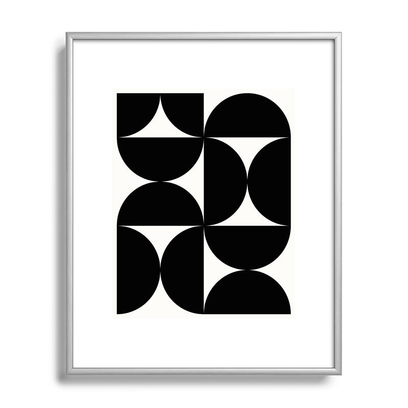 Colour Poems Bold Minimalism XLV Metal Framed Art Print