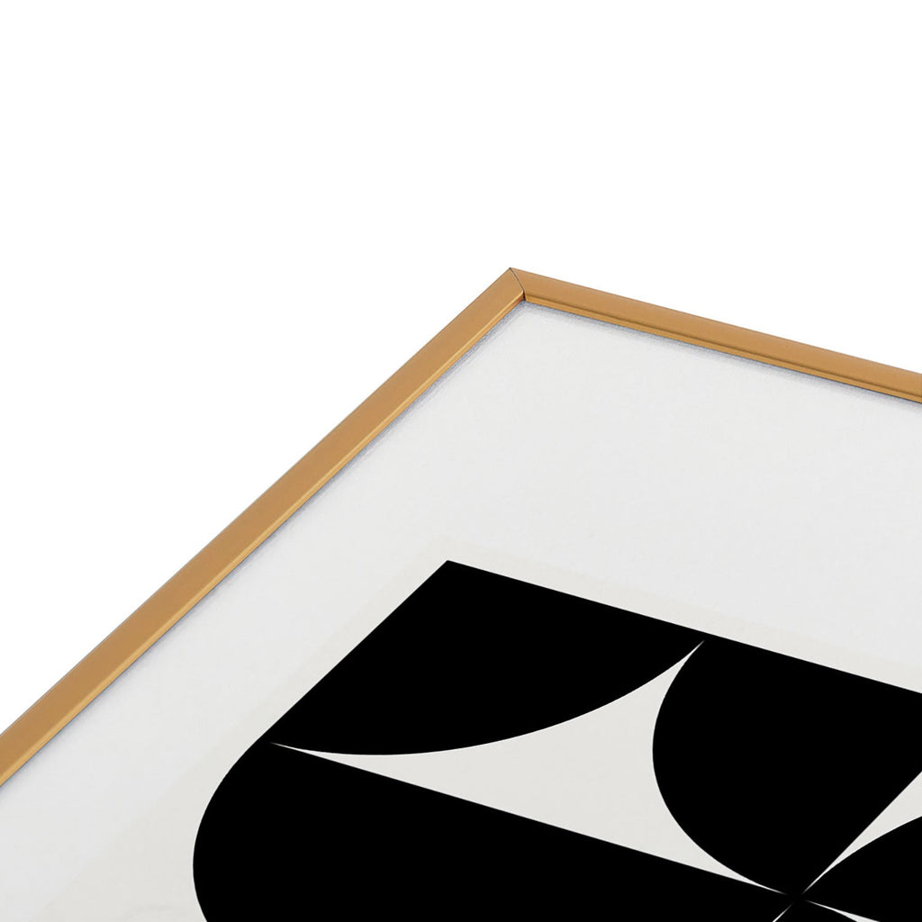 Colour Poems Bold Minimalism XLV Metal Framed Art Print