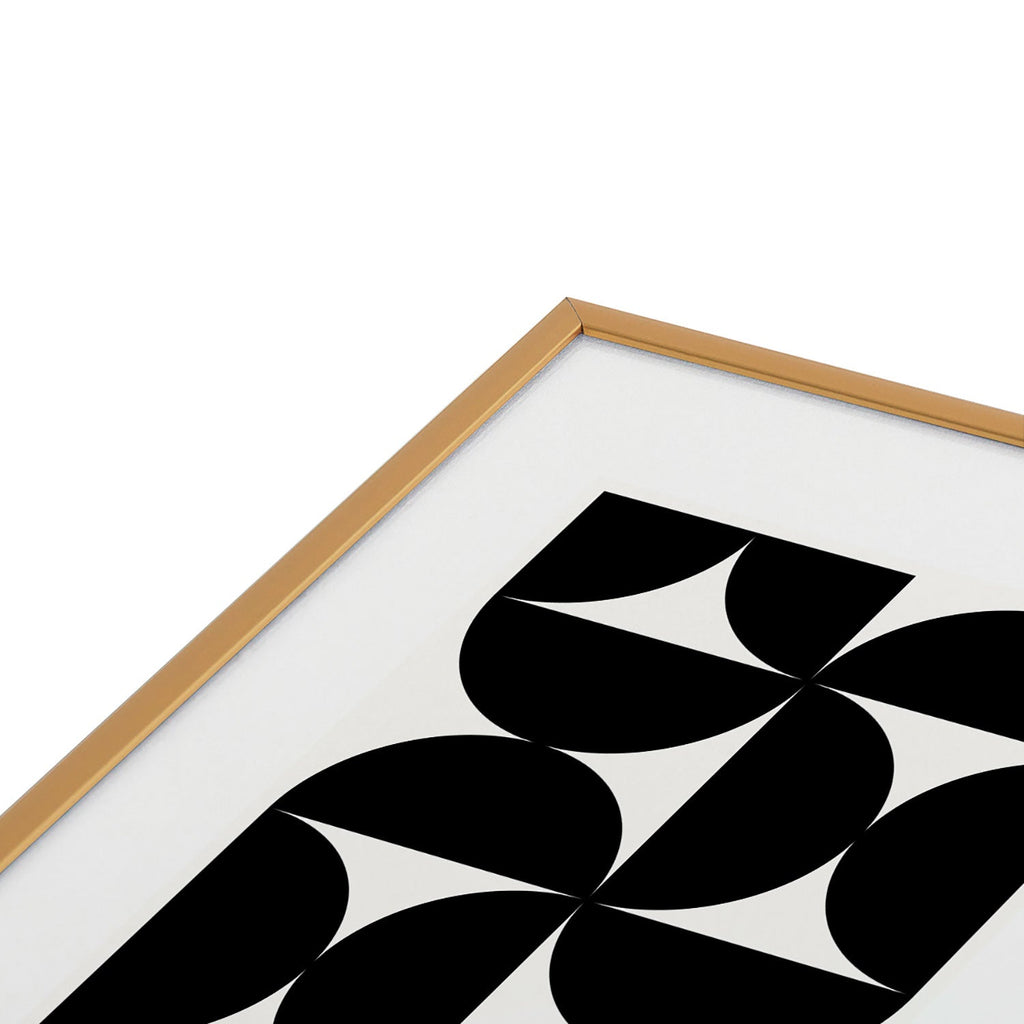 Colour Poems Bold Minimalism XLV Metal Framed Art Print
